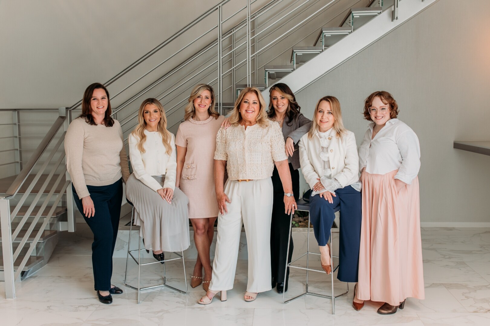 Beth McCormack with members of her legal team